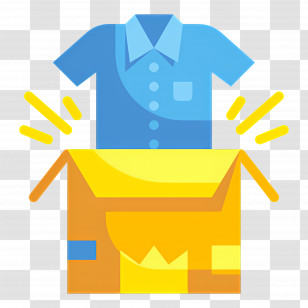 Clothes Box - Shirt In A Box Transparent PNG