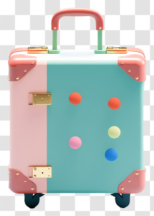 Suitcase Colors - Colorful Suitcase For Travel Transparent PNG