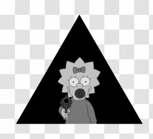 Maggie Simpson Homer Mr. Burns Family Moe Szyslak - Monochrome Photography - Bart Transparent PNG
