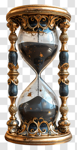 Hourglass - Decorative Ornate Hourglass Timer Transparent PNG