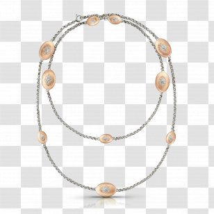Pearl Scapa Wrap Necklace Jewellery Buccellati - Gold Transparent PNG