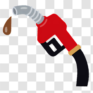 Icon - Red Gas Pump Nozzle Icon Transparent PNG