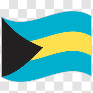 Bahamas Flag - Bahamas National Flag Transparent PNG