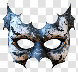 Halloween Mask - Bat Mask For Halloween Transparent PNG