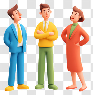 Business People Doing Discussion - Business People In Discussion Transparent PNG