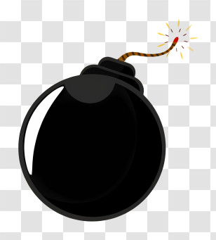 Timer Bomb - Cartoon Bomb With Lit Fuse Transparent PNG