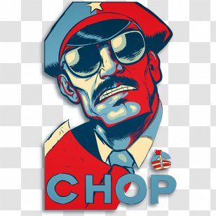 Superhero Art Poster Eyewear - CHOP V2 Transparent PNG