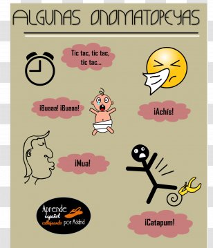 Onomatopoeia Grammar Linguistics Spanish Sound - Cartoon - Rain Transparent PNG