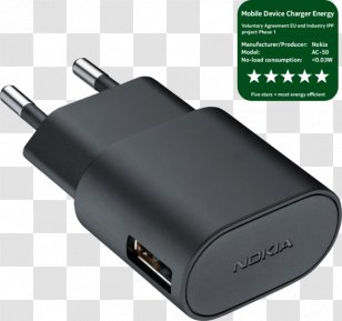 AC Adapter è«¾åŸºäºž Mobile Phones Nokia Micro-USB - USB Transparent PNG