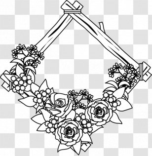 Flower Line Art Drawing Floral Design Clip - Ikebana Transparent PNG