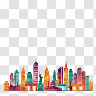 New York City Philadelphia Canada East Coast Of The United States Oxford - Hotel - Silhouette Transparent PNG