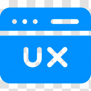 Ui Ux Icon - Blue UX Icon Transparent PNG