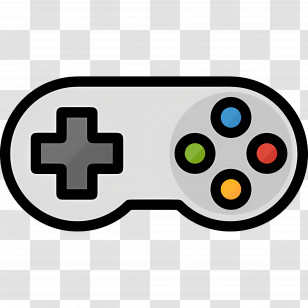 Game Controller - Modern Game Controller With Buttons Transparent PNG