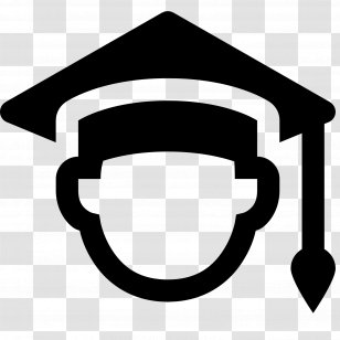 Student Clip Art - Square Academic Cap - Catering Icon Transparent PNG