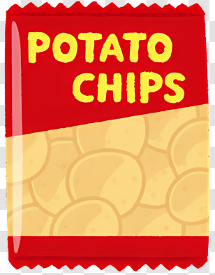 Potato Chips - Packet Of Potato Chips Transparent PNG