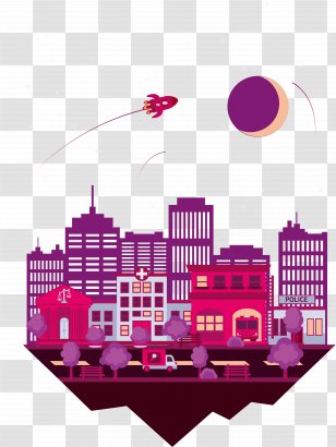 Housing Graphic Design Architecture - Creativity - Vector Color City Transparent PNG