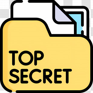 Top Secret - Top Secret Folder Icon With Document Transparent PNG