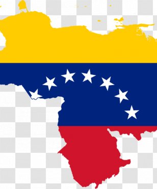 Flag Of Venezuela File Negara Map - Vector Transparent PNG