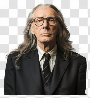 Old Man - Portrait Of An Elderly Man In Formal Wear Transparent PNG
