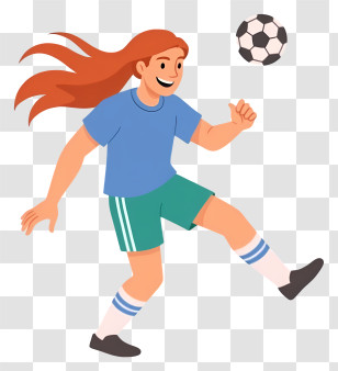 Man Playing Football - Soccer Player In Action Transparent PNG