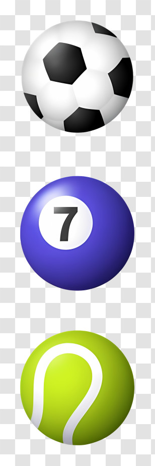 Balls - Various Sports Balls Transparent PNG