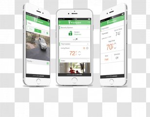 Smartphone Home Security Feature Phone Alarms & Systems - Technology Transparent PNG