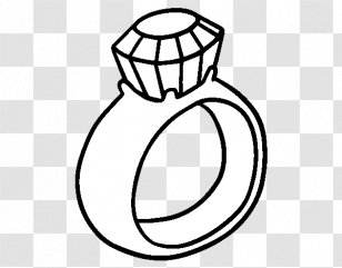 Coloring Book Wedding Ring ENGAGEMENT DIAMOND RING Image - Child Transparent PNG