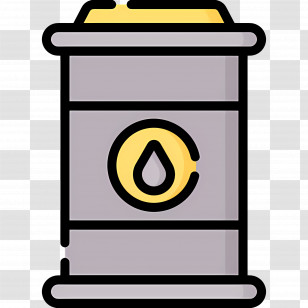 Oil Tank - Oil Barrel With Drop Symbol Transparent PNG