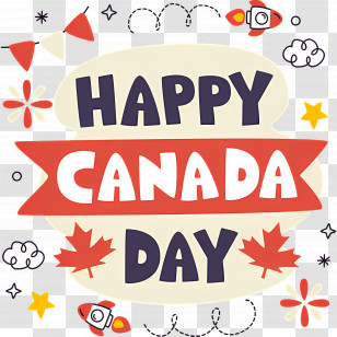 Canada Day - Happy Canada Day Transparent PNG