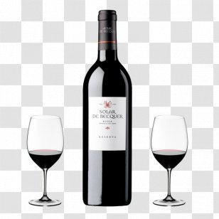 Red Wine Cabernet Sauvignon Tempranillo Ribera Del Duero DO - Bottle Transparent PNG