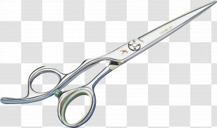 Hair Cartoon - Scissors - Surgical Instrument Office Supplies Transparent PNG