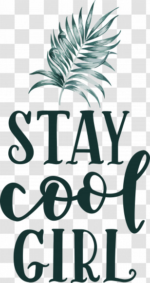 Stay Cool Girl Fashion Girl Transparent PNG