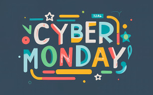 Cyber Monday - Cyber Monday Colorful Text Design For Sale Promotions Transparent PNG
