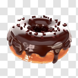 Chocolate Donut
 - Chocolate Glazed Donut Transparent PNG