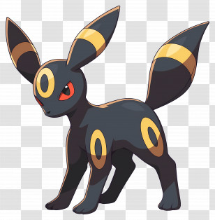 Pokemon Umbreon - Umbreon Pokemon Character Transparent PNG