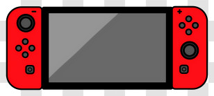 Icon - Red Handheld Gaming Console Transparent PNG