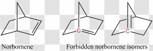 Bredt's Rule Ring Strain Alkene Cycloalkane [1.1.1]Propellane - Frame - Silhouette Transparent PNG