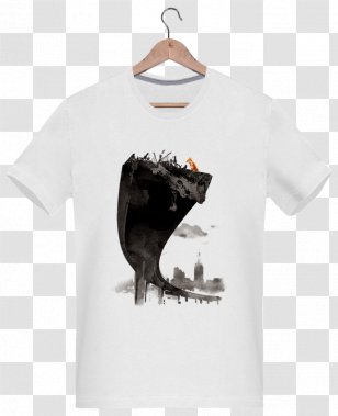 T-shirt The Last Of Us Art Canvas Printmaking - Sleeve Transparent PNG