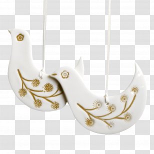 Ceramic Christmas Decoration Ornament - Art - Duck Material Transparent PNG