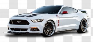 2015 Ford Mustang GT 50 Years Limited Edition 2018 Apollo Program - Motor Company - White Car Transparent PNG