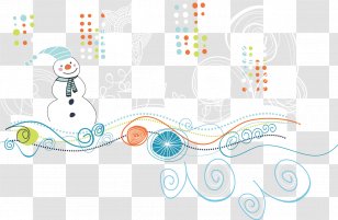Christmas Snowman Clip Art - Text - Personalized Transparent PNG