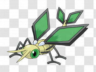 Vibrava - Green Cartoon Insect Transparent PNG