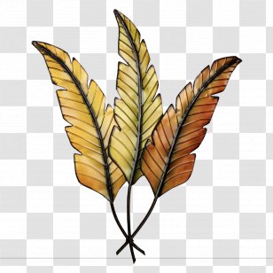 Metal Leaf Wall Decal - Decor Transparent PNG