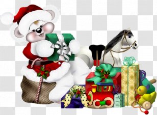 Santa Claus Christmas Day Clip Art Decoration Image - Silhouette Transparent PNG