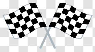 Flag - Checkered Race Flags Illustration Transparent PNG