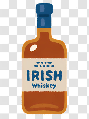 Wine - Irish Whiskey Bottle Transparent PNG