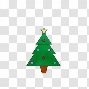 Watercolor Christmas Tree - Ornament - Plant Evergreen Transparent PNG