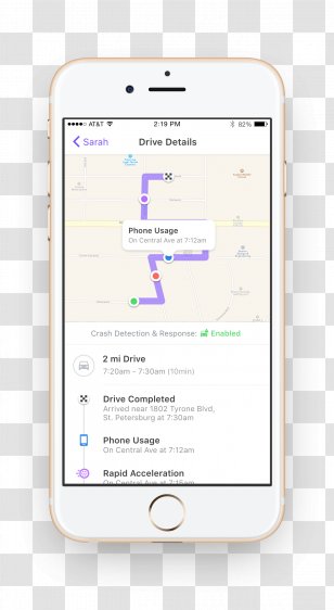 Smartphone Life360 San Francisco - Global Positioning System - Rapid Acceleration Transparent PNG