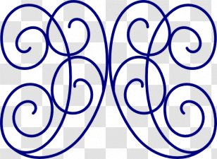 Navy Blue Clip Art - Royal - Swirl Gold Transparent PNG