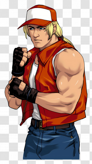 Terry Bogard - Strong Fighter Character Illustration Transparent PNG